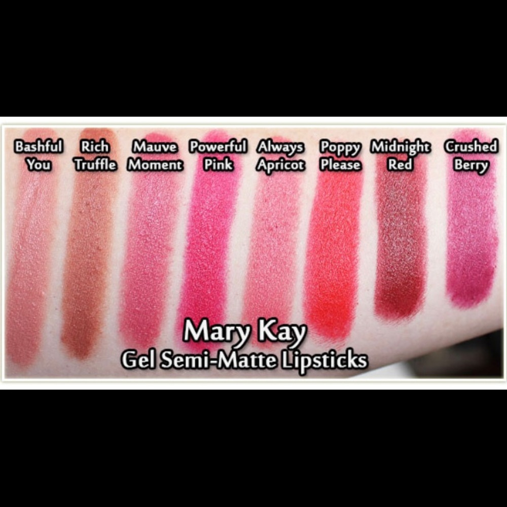 Mary Kay Gel Semi-Matte Lipstick- Poppy please
